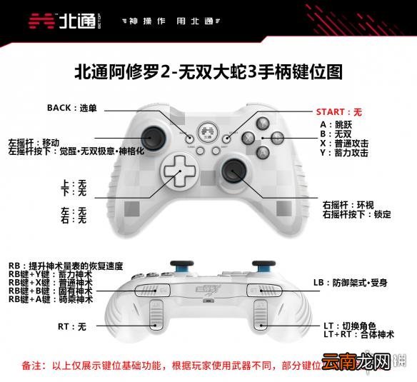 无双大蛇3北通手柄键位一览 无双大蛇3北通手柄怎么用