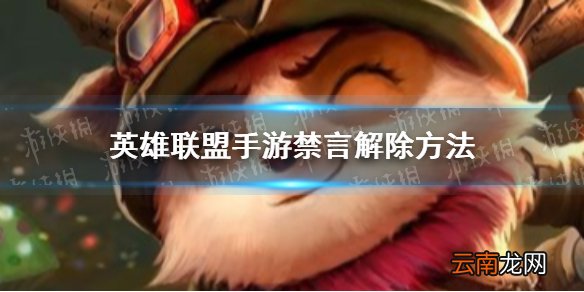 英雄联盟手游禁言怎么解除 英雄联盟手游禁言解除方法