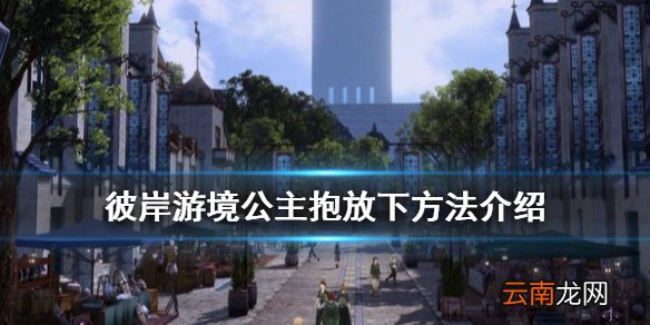刀剑神域彼岸游境公主抱怎么放下来 彼岸游境公主抱放下方法