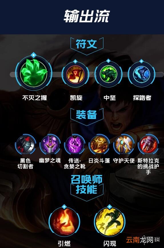 英雄联盟手游盖伦符文推荐 lol手游盖伦天赋选择