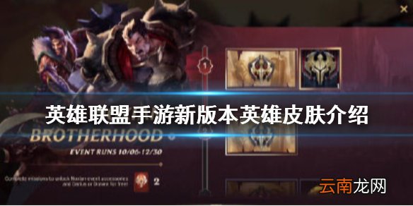英雄联盟手游新版本英雄皮肤介绍 lol手游12月8日新英雄皮肤是什么