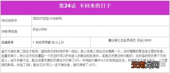 超级机器人大战T全SR达成条件一览 机战T全SR流程攻略分享 第一话