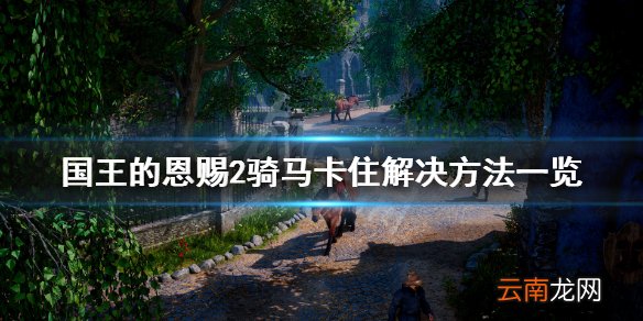 国王的恩赐2骑马卡住怎么办 国王的恩赐2骑马卡住解决方法