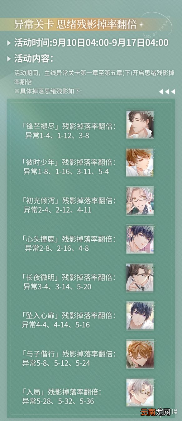 未定事件簿第五章下什么时候开放 未定事件簿第五章下开放时间介绍