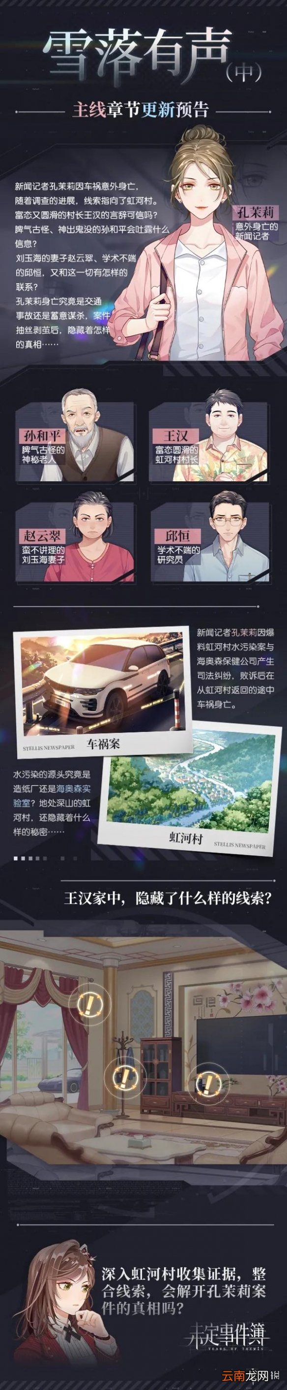 未定事件簿新章节什么时候开放 未定事件簿第五章中主线剧情一览