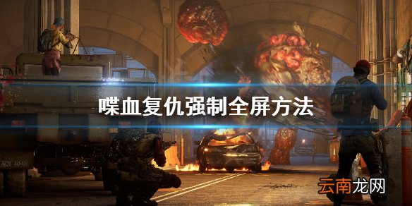喋血复仇怎么全屏 喋血复仇强制全屏方法