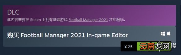 足球经理2021多少钱 足球经理2021steam售价一览