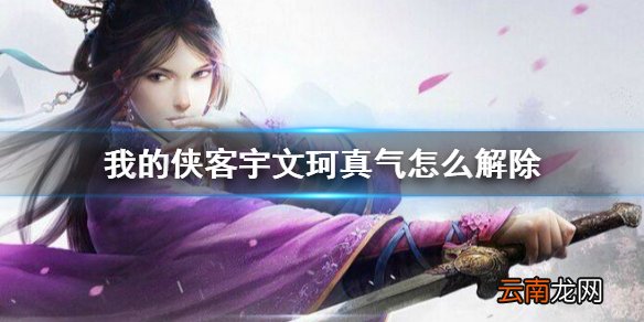 我的侠客宇文珂真气怎么解除 我的侠客宇文珂真气清除方法
