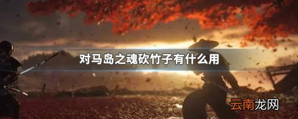 对马岛之魂砍竹子有什么用 对马岛之魂砍竹子作用分析