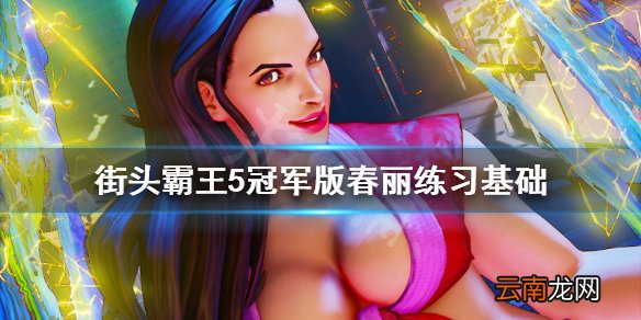 街头霸王5冠军版春丽怎么玩 街头霸王5冠军版春丽练习基础