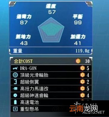 《如龙：极》轨道车各赛事赛车零件搭配技巧