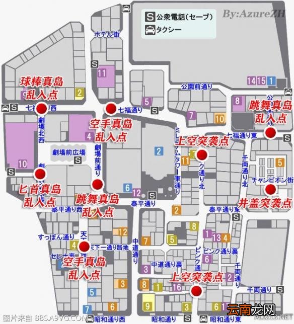 《如龙：极》真岛井盖突袭及真岛上空突袭地点图览