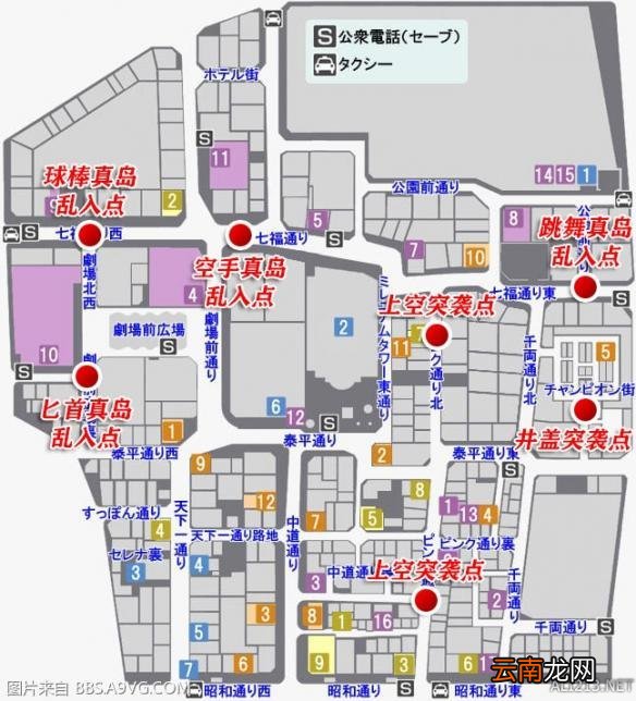 《如龙：极》真岛井盖突袭及真岛上空突袭地点图览
