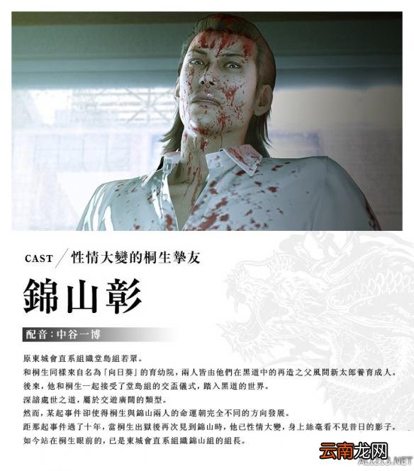 《如龙：极》桐生一马、真岛吾朗等主要角色资料介绍
