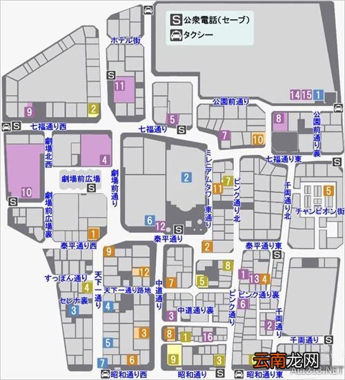 《如龙：极》神室町地图及各场所分布介绍