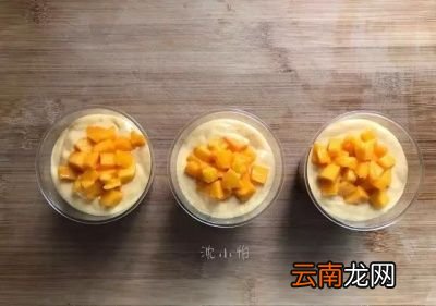 芒果慕斯杯做法