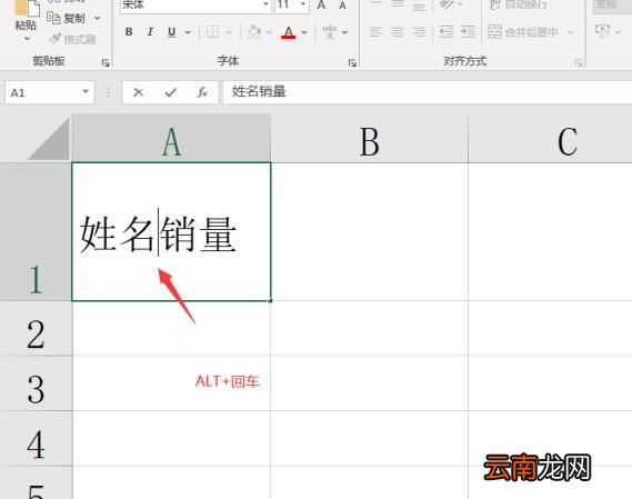 excel表格怎么画斜线一分为二 表格画斜线并输入文字