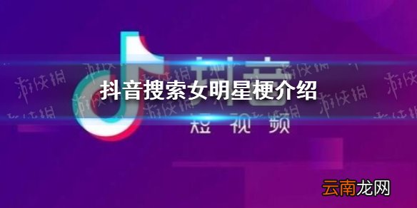 抖音搜索女明星是什么梗 抖音搜索女明星意思介绍