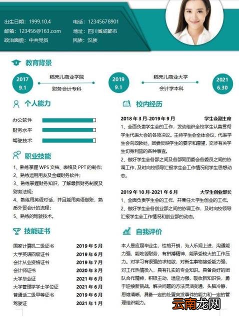 hr工作简历模板 工作简历如何写