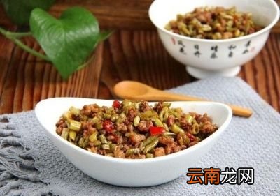 酸豆角炒肉末的做法
