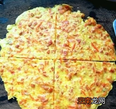 煎鸡蛋花样做法二