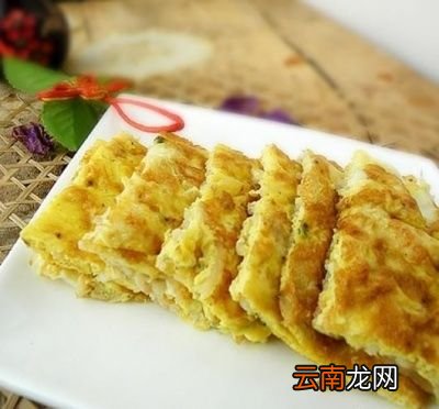 煎鸡蛋花样做法二