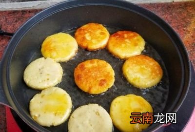 香煎红薯糯米饼的做法