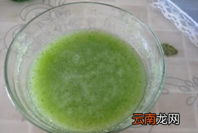 韭菜水的具体做法