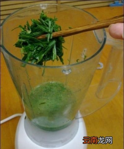韭菜水的具体做法