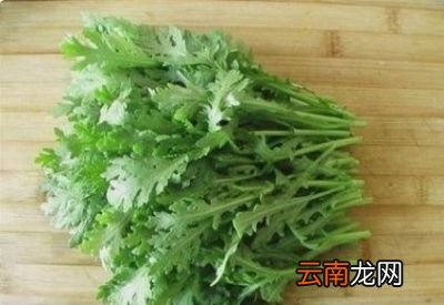 蒜蓉茼蒿的做法