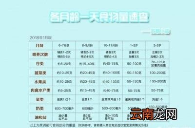 一岁左右的宝宝一天的食量是多少