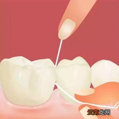 牙线怎么清理最里面的牙缝啊