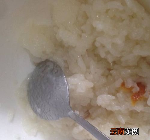 八宝糯米饭做完了为什么不黏糊