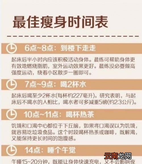 什么时候减肥时间最佳