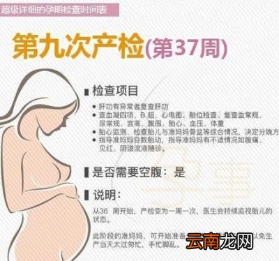 产检项目和注意事项