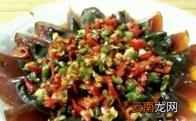 皮蛋拌青椒的禁忌