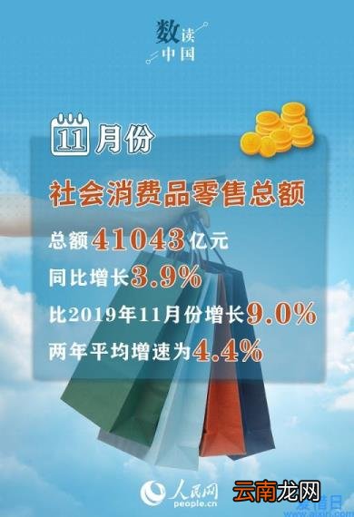 比上月回落1.0个百分点 11月份社会消费品零售总额增长3.9%