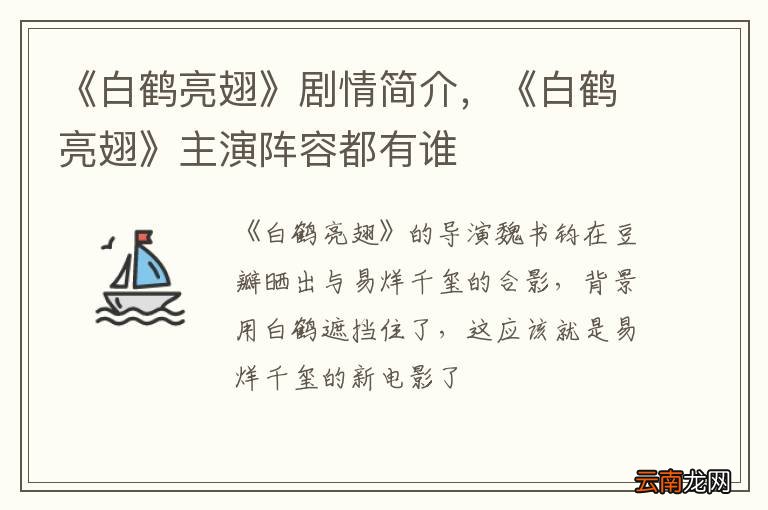 《白鹤亮翅》剧情简介，《白鹤亮翅》主演阵容都有谁