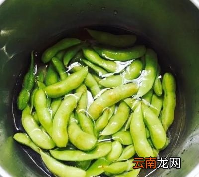 水煮毛豆的做法