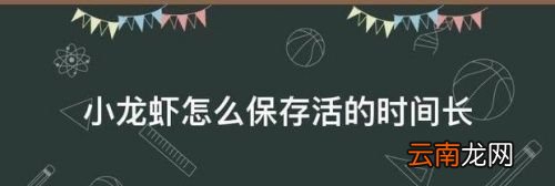小龙虾买回来怎么保存时间长