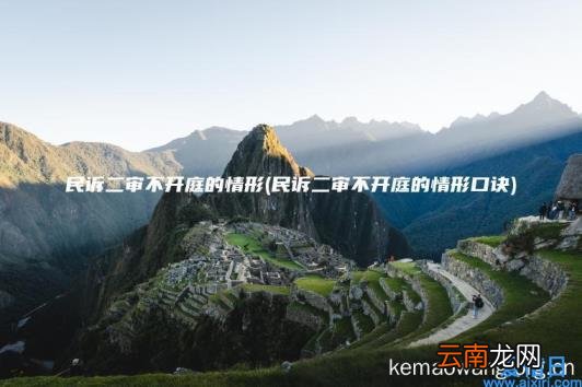 民诉二审不开庭的情形 民诉二审不开庭的情形口诀