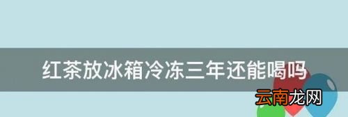 泡好的红茶能冷冻喝吗
