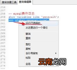 navicat查看mysql日志 查看mysql日志教程