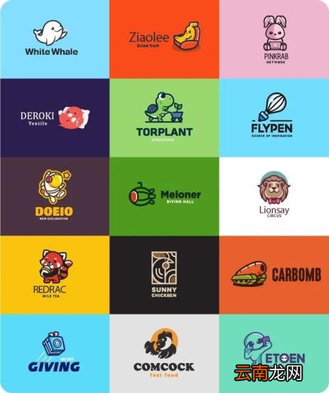 动漫logo设计 动漫二次元图案标志