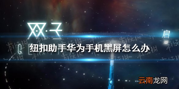 纽扣助手华为手机黑屏怎么办 纽扣助手华为手机黑屏解决方法