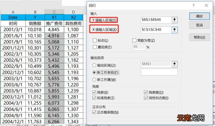 如何用excel做回归分析 回归分析步骤推荐