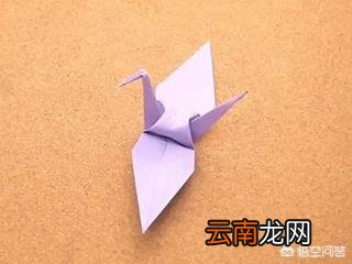 千纸鹤折法步骤图片 千纸鹤的简单折法之图文并茂？