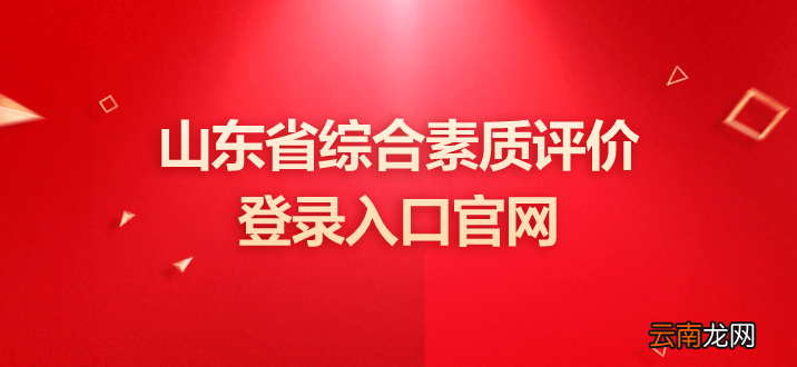 山东省综合素质评价登录入口