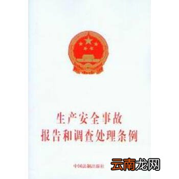 生产安全事故报告和调查处理条例