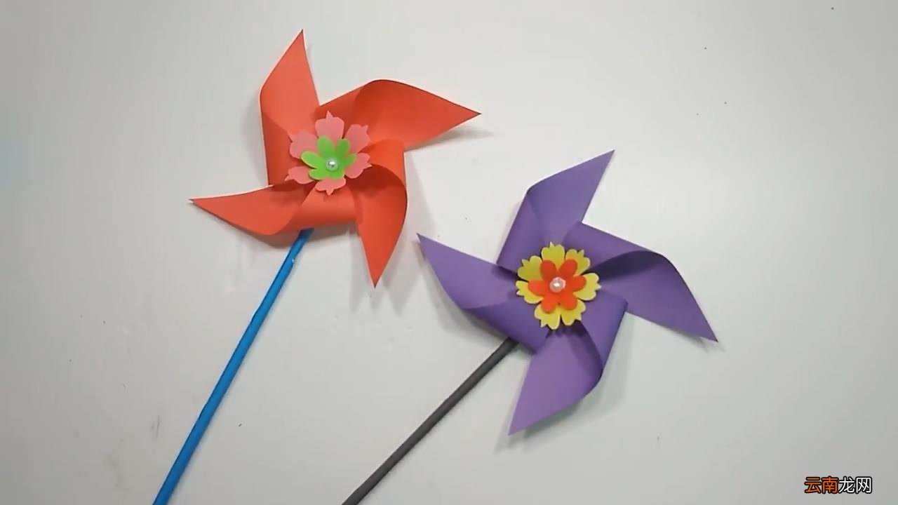 风车制作方法过程步骤图 风车的做法手工制作步骤
